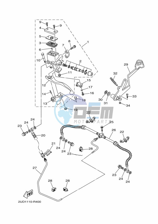 REAR MASTER CYLINDER