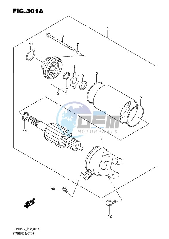 STARTING MOTOR