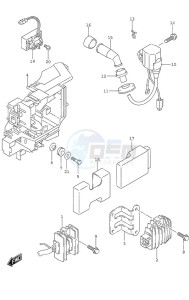 DF 25A drawing Rectifier/Ignition Coil Remote Control