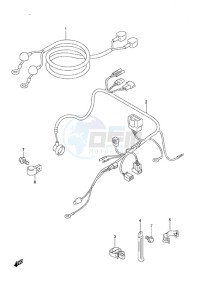 DF 25 V-Twin drawing Harness Non-Remote Control