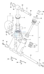 DF 250 drawing Trim Cylinder SS Model