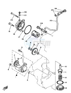 TT A 350 drawing OIL PUMP