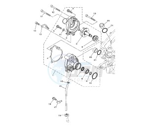 XTZ SUPER TENERE 1200 drawing WATER PUMP