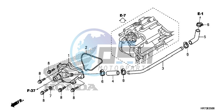 WATER PUMP COVER