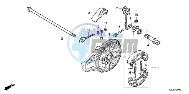 REAR BRAKE PANEL