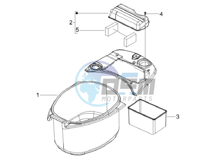 Helmet housing - Undersaddle