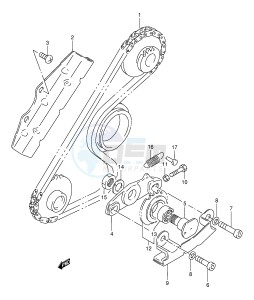 DR800S (E4) drawing BALANCER CHAIN