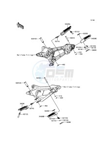 Z800 ABS ZR800BDS FR GB XX (EU ME A(FRICA) drawing Footrests