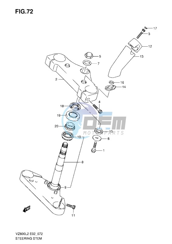 STEERING STEM