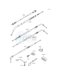 ZX 600 D [NINJA ZX-6] (D2-D4) [NINJA ZX-6] drawing CABLE