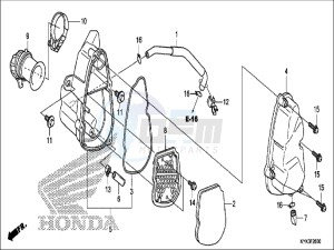 CRF110FH Europe Direct - (ED) drawing AIR CLEANER