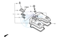 CBF250 drawing CYLINDER HEAD COVER