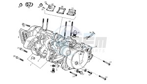 SENDA R DRD RACING LTD - 50 CC VTHSR1A2B5 . drawing CRANKCASE - COVER