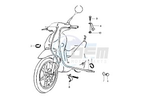 Liberty RST 125 drawing Control Cables