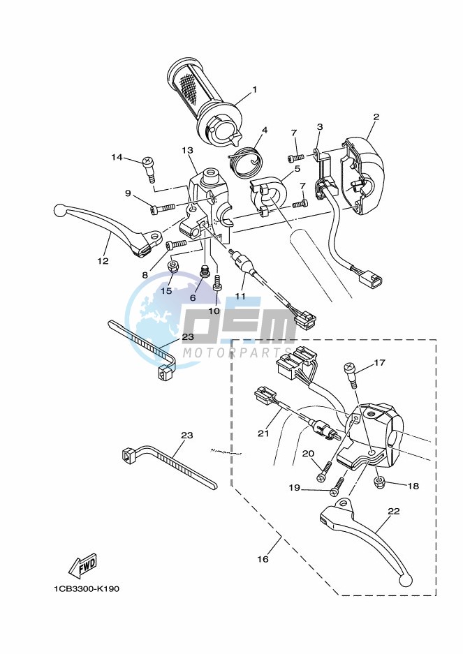 HANDLE SWITCH & LEVER