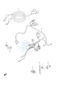 DF 25 V-Twin drawing Harness Gas Assist Tilt