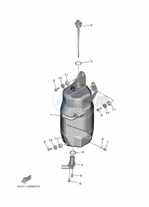 YXE1000EWS YX10ERPSN (B4MD) drawing OIL TANK