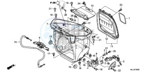 NC750SDE NC750SD Europe Direct - (ED) drawing LUGGAGE BOX