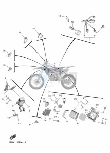 YZ450F (B2WA) drawing ELECTRICAL 2