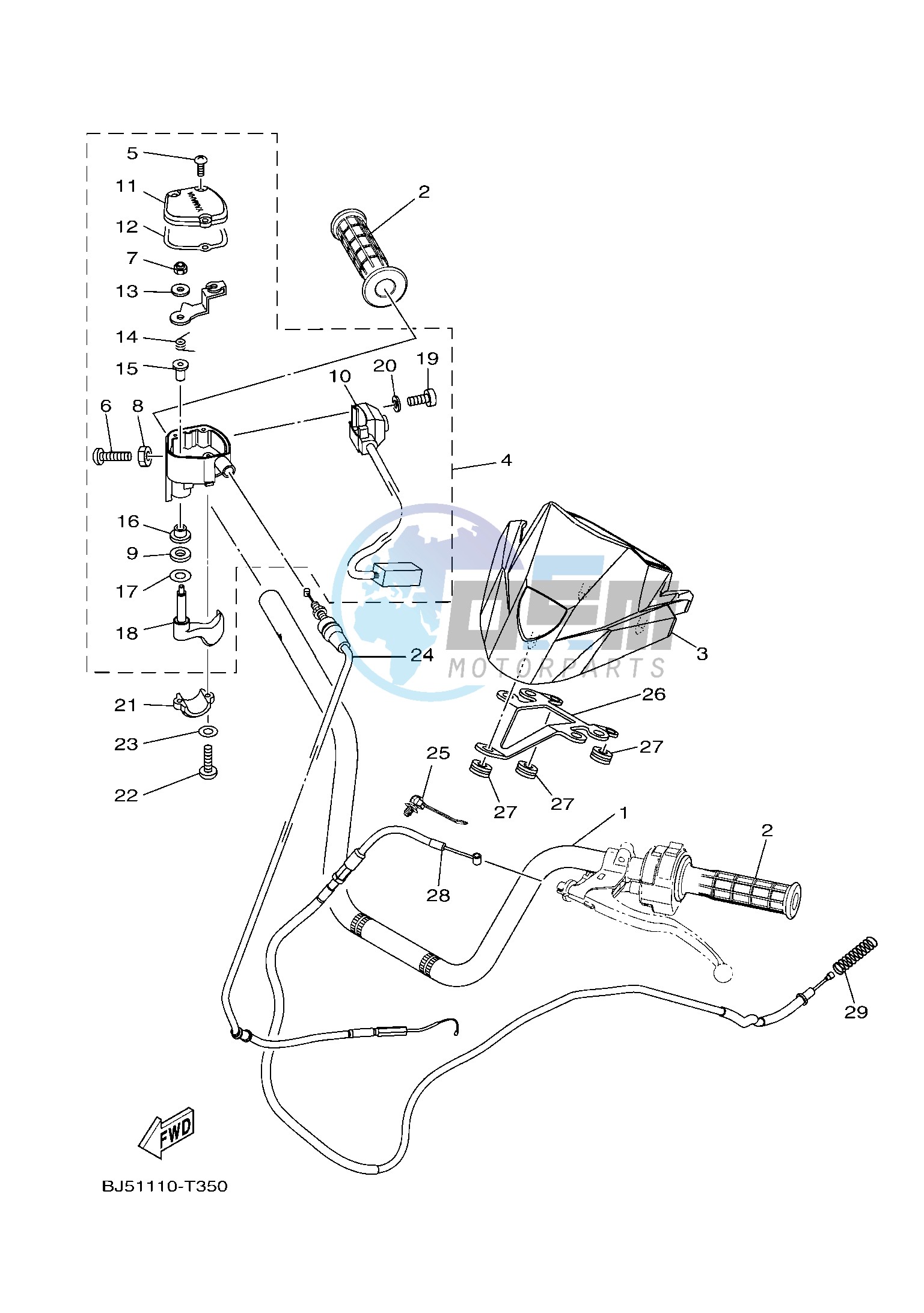 STEERING HANDLE & CABLE