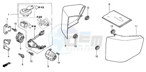 VT750CD3 drawing SIDE COVER