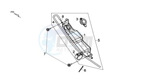 MAXSYM 600 I ABS EXECUTIVE EURO4 L7 drawing SPARE TANK