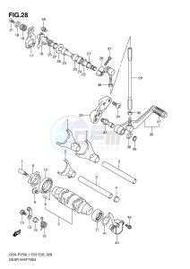 GSX-R750 (E3) drawing GEAR SHIFTING