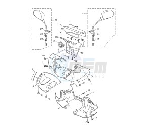 HW XENTER 125 drawing COWLING