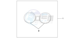 CBF500A drawing METER RING