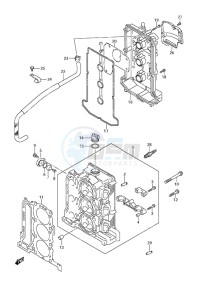 DF 40A drawing Cylinder Head