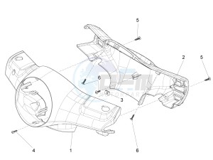 LX 50 4T-4V USA drawing Handlebars coverages