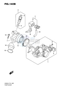 UH200 BURGMAN EU drawing THROTTLE BODY