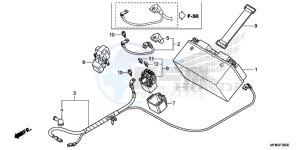 CB1000RD CB1000R UK - (E) drawing BATTERY