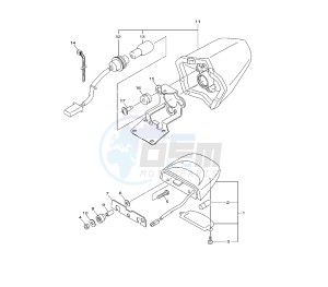 XJ6-S DIVERSION 600 drawing TAILLIGHT