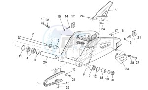 Tuono V4 1100 Factory (EMEA, APAC) (AU, EU, HK, JP, MAL, RC, S, T, TH) drawing Swing arm