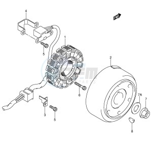 DR-Z400 (E3-E28) drawing MAGNETO (DR-Z400EY EK1 EK2 EK3 EK4)