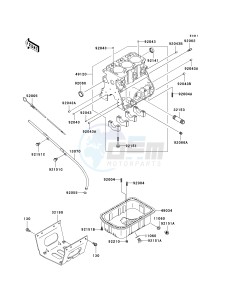 KAF 950 F [MULE 4010 DIESEL 4X4] (F9F-FAF) FAF drawing CRANKCASE