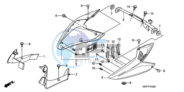 FRONT SIDE COWL