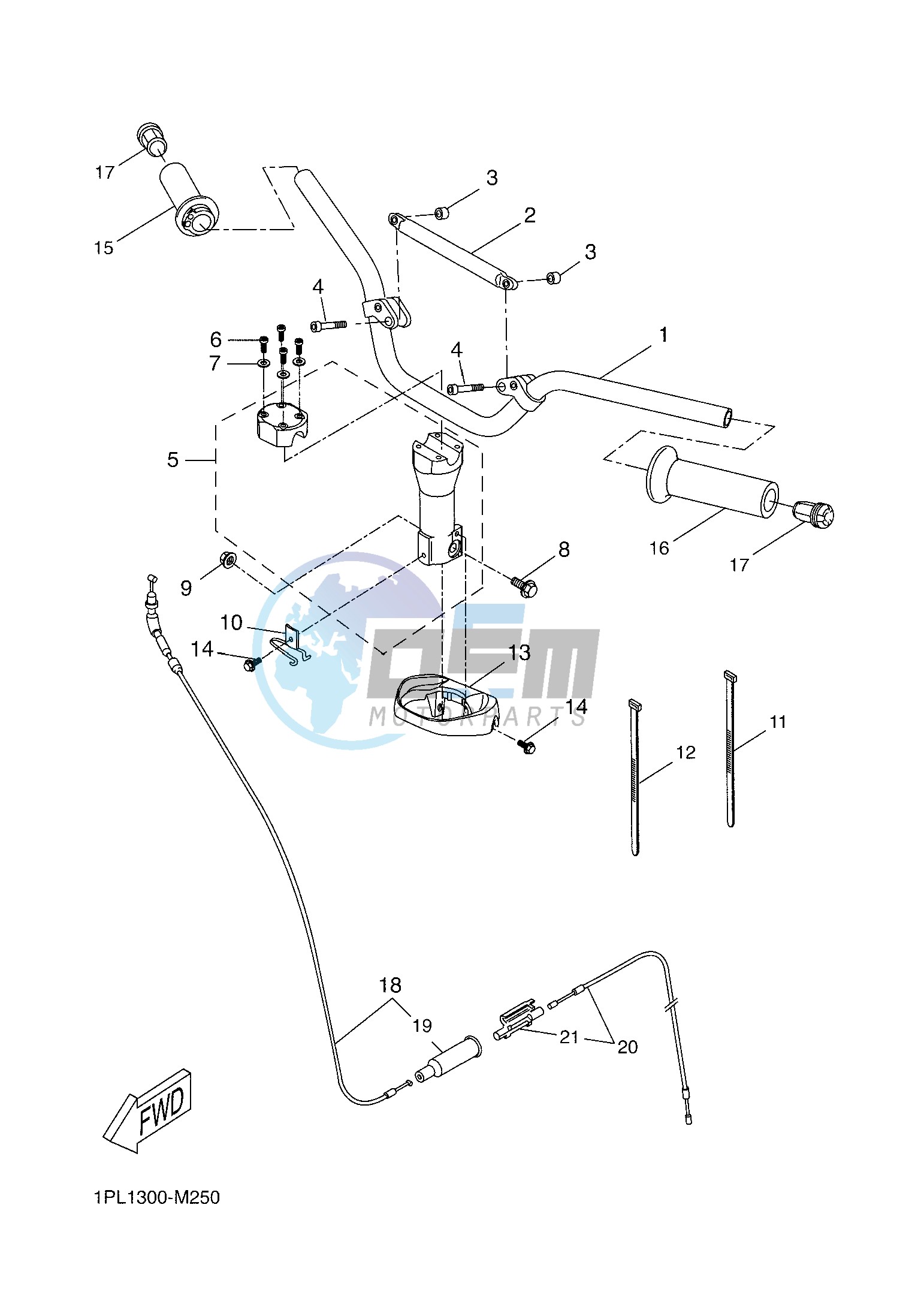 STEERING HANDLE & CABLE