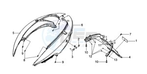 VS125S drawing COWLING / REAR MUDGUARD