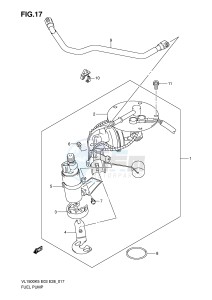 VL1500 (E3-E28) drawing FUEL PUMP