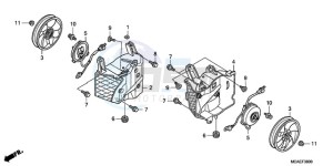 GL18009 Australia - (U / AB NAV) drawing COOLING FAN