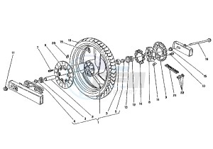 RIVER 500 drawing REAR WHEEL