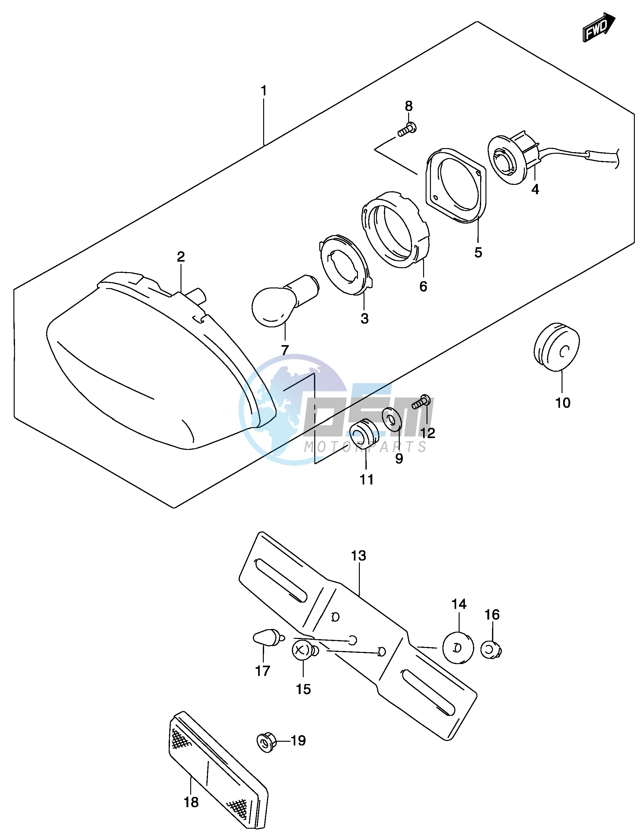 REAR COMBINATION LAMP