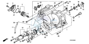 TRX420TMA Australia - (U / 2WD) drawing FRONT CRANKCASE COVER