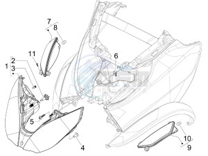 MP3 400 ie mic drawing Head lamp - Turn signal lamps