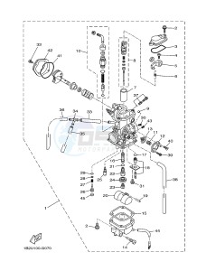 TT-R125 TT-R125LWE (2PT9) drawing CARBURETOR