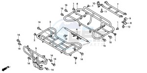 TRX300FW FOURTRAX 300 4X4 drawing CARRIER