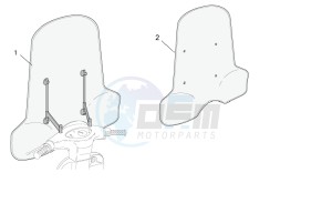 Scarabeo 50 2t (eng. Minarelli) drawing Acc. - Windshields