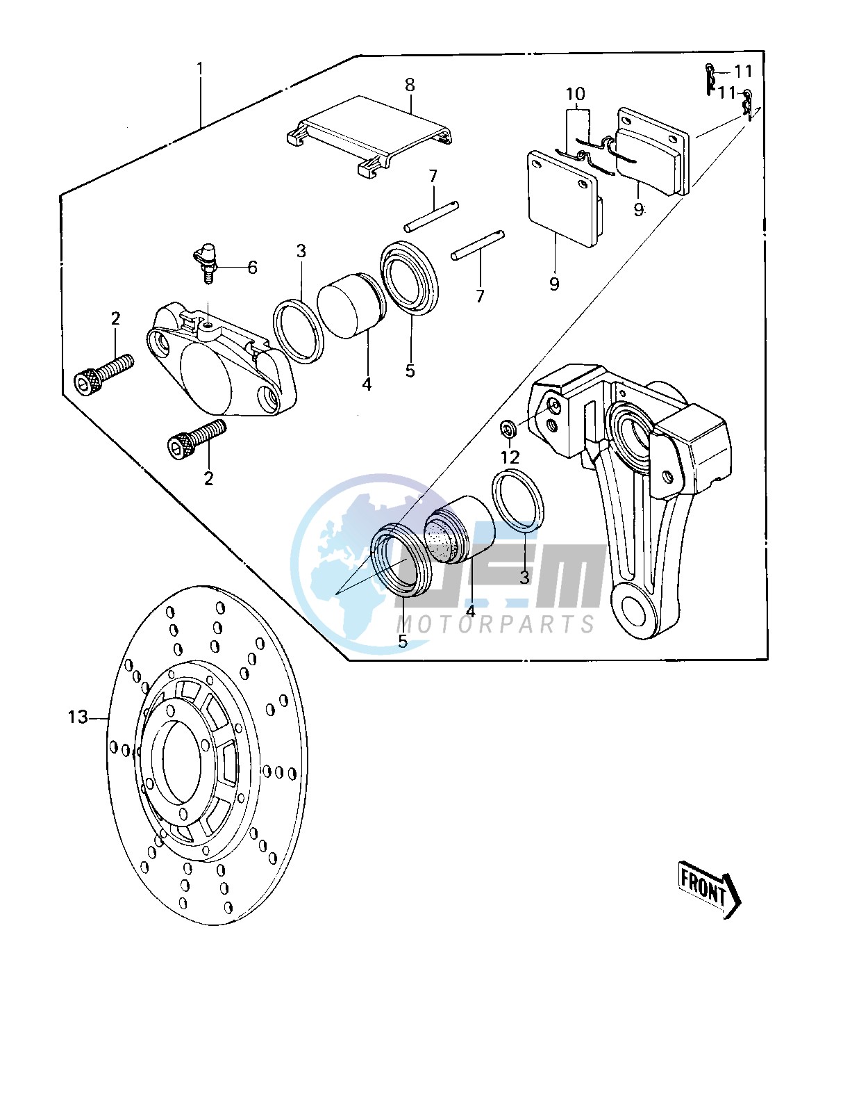 REAR BRAKE -- 80 D3- -